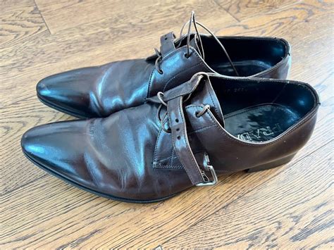 prada denim monk shoes|prada shoes size 7 7.5.